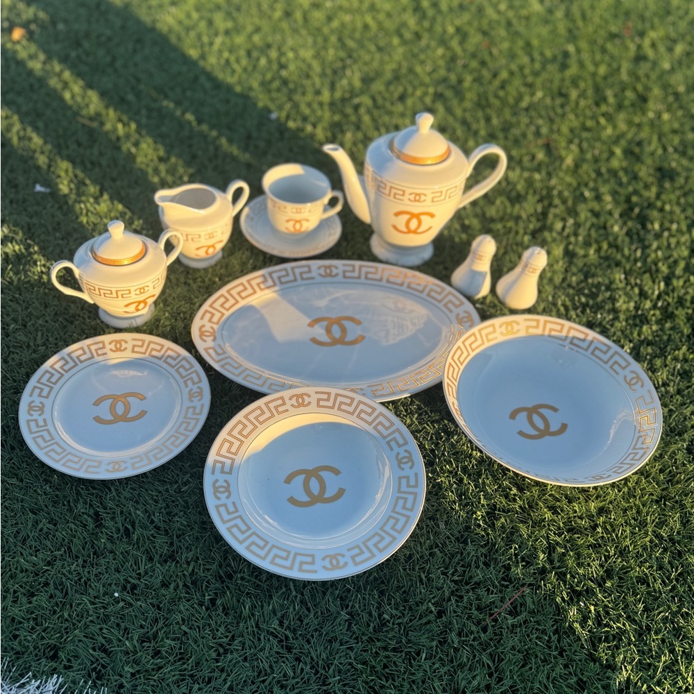Chanel Dishes for party of 8